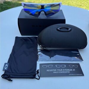 Oakley Sports Sunglasses with Blue Lenses